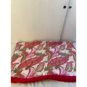 Car seat canopy pink paisley